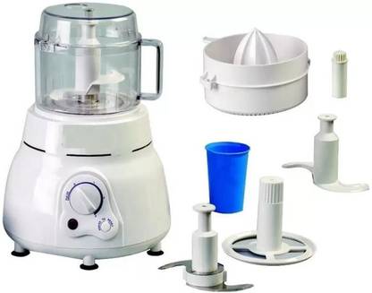 Grizzly Best Quality 3 in 1 Atta Kneader & Chopper & Whipper 650 W Food Processor