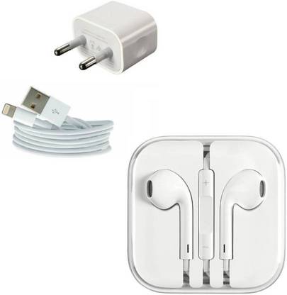 VIVAAN TECH Wall Charger Accessory Combo for Apple, 5, 5s, Apple 6, 6s, Apple 7, 8, iphone X