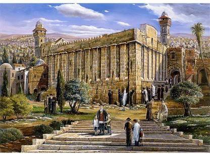 Jewish Educational Toys Jet 1000 Piece Jigsaw Puzzle Ma'arat Hamachpela 20" X 28" Hebron the Tomb of the Patriarchs and Matriarchs by Jewish tional Toys