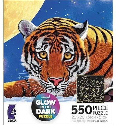 CEACO Tiger Moon Glow In The Dark Puzzle