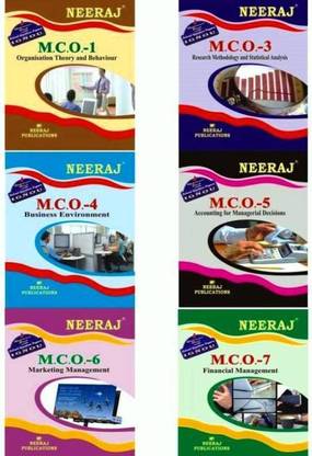 IGNOU M.COM 2nd Year Help Books Combo MCO01 | MCO03 | MCO04 | MCO05 | MCO06 | MCO07 ( English Medium, MCOM IGNOU) Help Book Combo Including Solved Question Paper ? ( Paperback, Expert Panel Of NEERAJ PUBLICATION ENGLISH MEDIUM, MCOM IGNOU SECOND YEAR