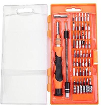 Techtest 58 In 1 With 54 Bit Magnetic Driver, Precision Screwdriver Set Long Handle Screwdriver Set