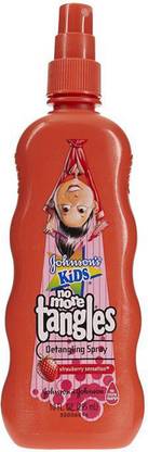 JOHNSON'S No More Tangles Detangling Spray 295ml - Strawberry Sensation