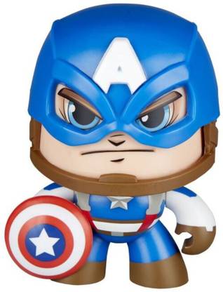 MARVEL Mighty Muggs Captain America #1, 3.75-Inch Collectible Figure