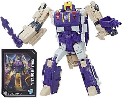 TRANSFORMERS Generations Titans Return Voyager Blitzwing and Hazard