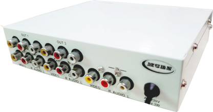 MCBS Video Audio Distribution(White) Amplifier 5 W AV Control Amplifier