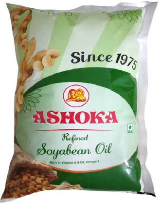 ASHOKA Refined Soyabean Soyabean Oil Pouch