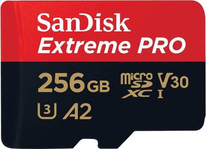 SanDisk EXTREME PRO A2 256 GB MicroSDXC Class 10 170 MB/s  Memory Card
