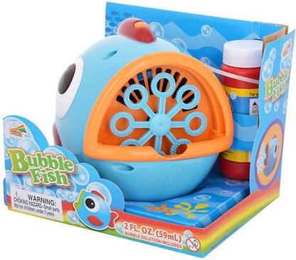 COMDAQ Bubble Fish with Fuel Toy Bubble Maker