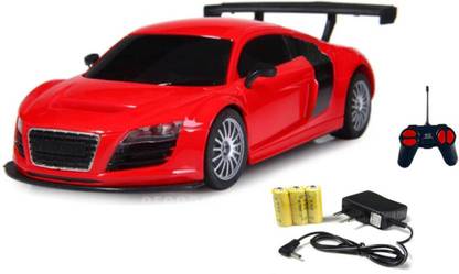 Shanaya Mini Racing 4 Channel Radio control RC Car, Red - Audi R8