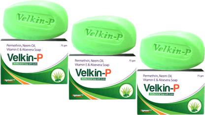 Velkin-P Antibacterial Soap With Scabicidal