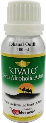 KIVALO Pure Original Dhanal Oudh Fragrance 100 Gms Non Alcoholic Attar Floral Attar