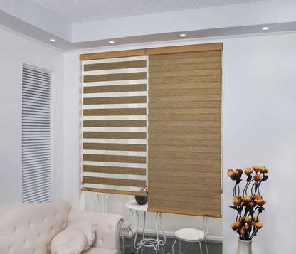 ZEBRA Roller Blind Cord Drawn In Window