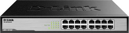 D-Link DGS-1016C 16 Ports 1000 Mbps Unmanaged Network Switch