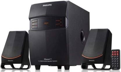 PHILIPS MMS-2550F/94 2.1 Channel Multimedia Speakers System (Black) Home Theatre