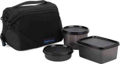 TUPPERWARE Cool 3 Containers Lunch Box 3 Containers Plastic Office Lunch Box