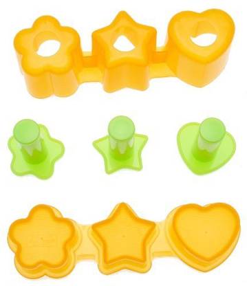 Kotobuki 450-092 Heart, Star and Blossom Bento Rice Mold