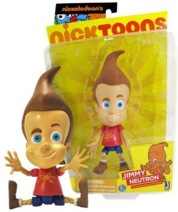 Jimmy Neutron ~6" Articulated Action Figure w/ Stand: Nicktoons 'The Adventures of : Boy Genius' Figure Series
