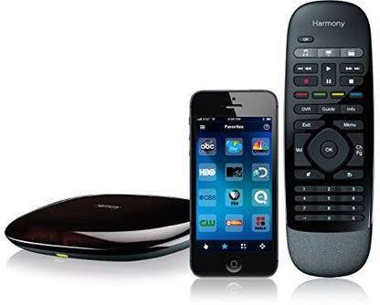 Logitech Harmony Smart Control with Smartphone App and Simple All In One Remote - Black