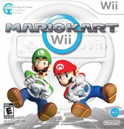 NINTENDO Mario Kart Wii with Wii Wheel