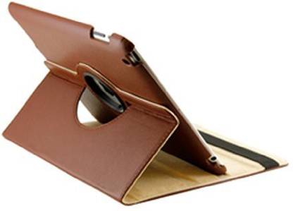 Gearonic 360Degree Rotating Magnetic Leather Case Smart Cover with Swivel Stand for iPad 2, Brown (344NPUIB)