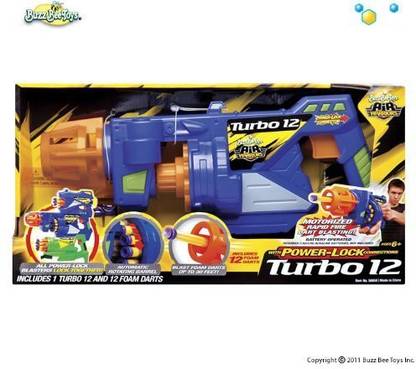 Buzz Bee Air Warriors Turbo 12 (Motorized Rapid Fire Dart Blaster) by