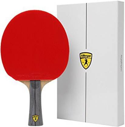 Killerspin JET600 Table Tennis Paddle - Multi-Colour Ping Pong Paddle Designed for Powerful all-around Play wrapped in White Mem
