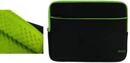 Roocase 13.3 Laptop Sleeves, Super Bubble Neoprene (Green / Black) Sleeve Case for Apple MacBook Pro 13.3-Inch Laptop