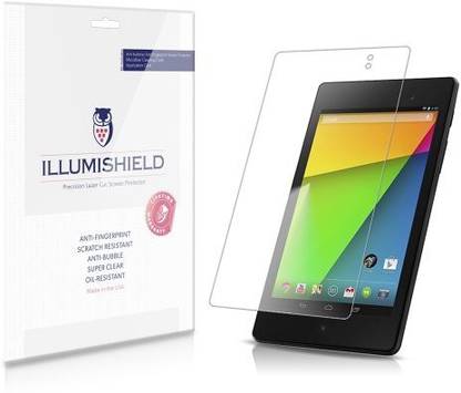 iLLumiShield - Google Nexus 7 Screen Protector (2013) Ultra Clear HD Film with Anti-Bubble and Anti-Fingerprint – High Quality
