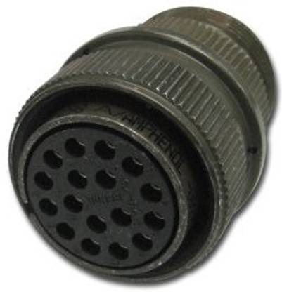 Amphenol Industrial MS3106A16S-1S Circular Connector Socket, General Duty, Non-Environmental, Threaded Coupling, Solder Terminat