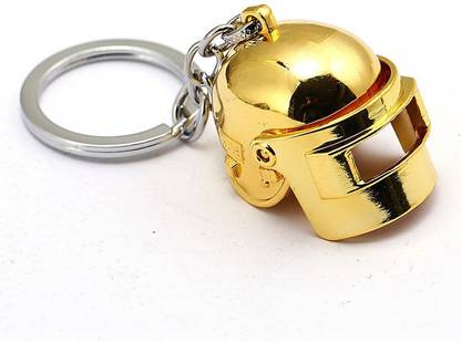 AB Posters PUBG HELMET GOLD Key Chain