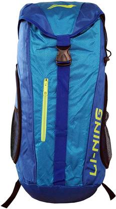 LI-NING Backpack Style Badminton Kitbag with Additional Shoe Compartment - Blue