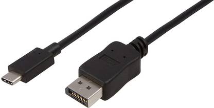microware USB Type C Cable 2 A 1.5 m USB Type C3) to DisplayPort 6 Feet Cable USB 3.1 (USB-C) to DP Display Port Adapter Male to Male Gold-Plated Cord