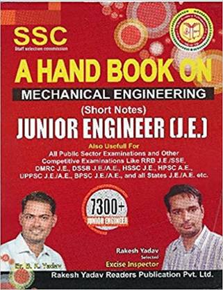 Ssc A Hand Book On Mechanical Engineering (Short Notes) Junior Engineer(J.e) 7300+