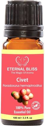 ETERNAL BLISS Civet Essential Oil, 100% Pure, & Undiluted (100ML)