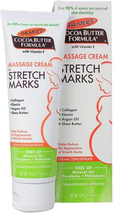 E.T. Browne Drug Company, Inc. (Palmers) Cocoa Butter Formula Massage Cream for Stretch Marks, 4.4 oz. (Pack of 2)