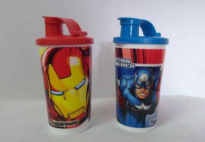 TUPPERWARE Invincible & Captain America 355 ml Sipper