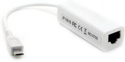 Signaweld Ethernet Cable 0.5 m High Quality Micro USB to RJ45 LAN Ethernet Port 10/100 Mbps Adapter