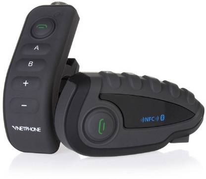 Vnetphone V8 Bluetooth Intercom with Remote Controller Smart Headphones