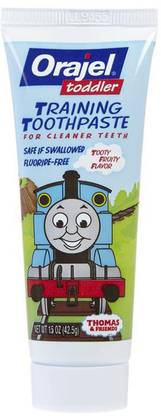 Orajel Toddler Training Toothpaste 42.5g - Thomas & Friends Toothpaste