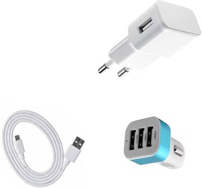 SARVIN Wall Charger Accessory Combo for Celkon Diamond Mega 4G