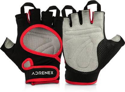 Adrenex by Flipkart Foam Padded, Open Cut Gym & Fitness Gloves with Wrist Support