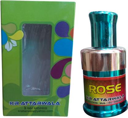 Kr Attarwala Rose Fragrance Attar Ittar 12ml Fragrance Aroma Oil Rollon - Gulaab Gulab Flower Floral Attar