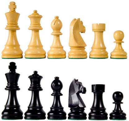 fosco Solid Body 2 Inch Chess Pawns Coins - Pack of 32 Board Game Accessories