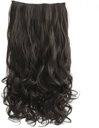 Nirmam Natural brown Curly Hair Extension