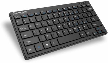 LAPCARE LMKD+B Wired USB Standard Multi-device Keyboard Compatible with Desktop, Laptop, Mac