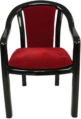 Supreme Ornate Black/Red Set of 1 Plastic Living Room Chair