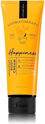 BATH & BODY WORKS AROMATHERAPY HAPPINESS BODY CREAM