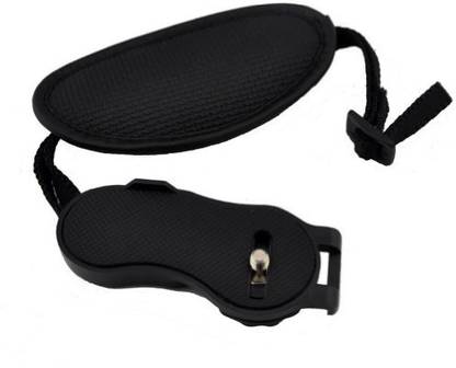 SYGA SLR Camera Hand Grip Wrist Strap Oval Shape Black Strap Strap