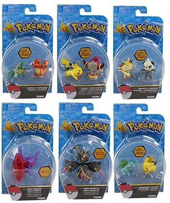 Figures Pokemon Tomy Action Pose - Set Of 6